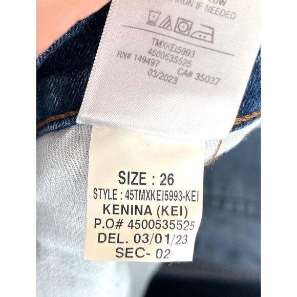 Joe's high rise Kenina Straight leg 90s Jeans sz 26 - Picture 9 of 9